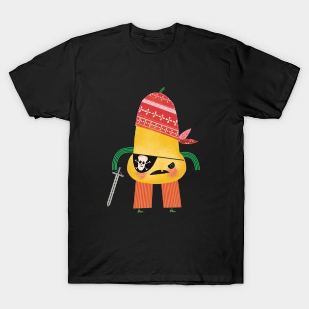 Captain Gourd-OH! T-Shirt by Kath Waxman Illustration